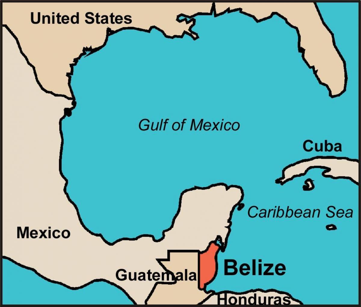 Belize nchi ramani