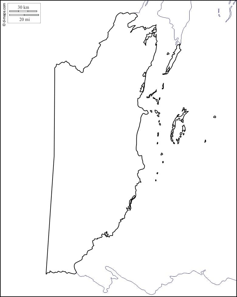 Ramani ya Belize muhtasari