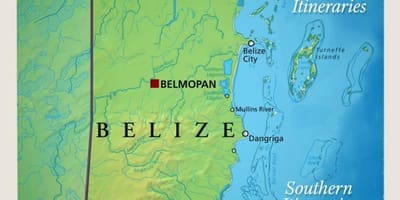 Ramani ya Belize meli