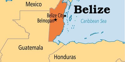 Ramani ya belmopan Belize