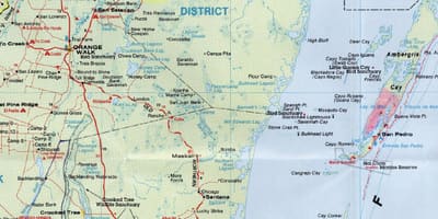 Kina ramani ya barabara ya Belize