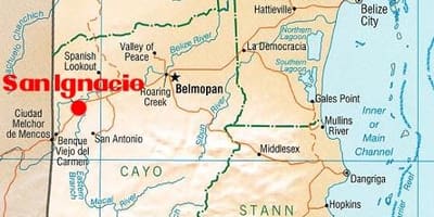 Ramani ya san ignacio Belize