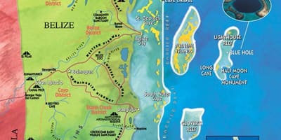 Ramani ya tumbaku caye Belize
